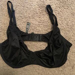 Body by Victoria secret unlined black bra 36D.